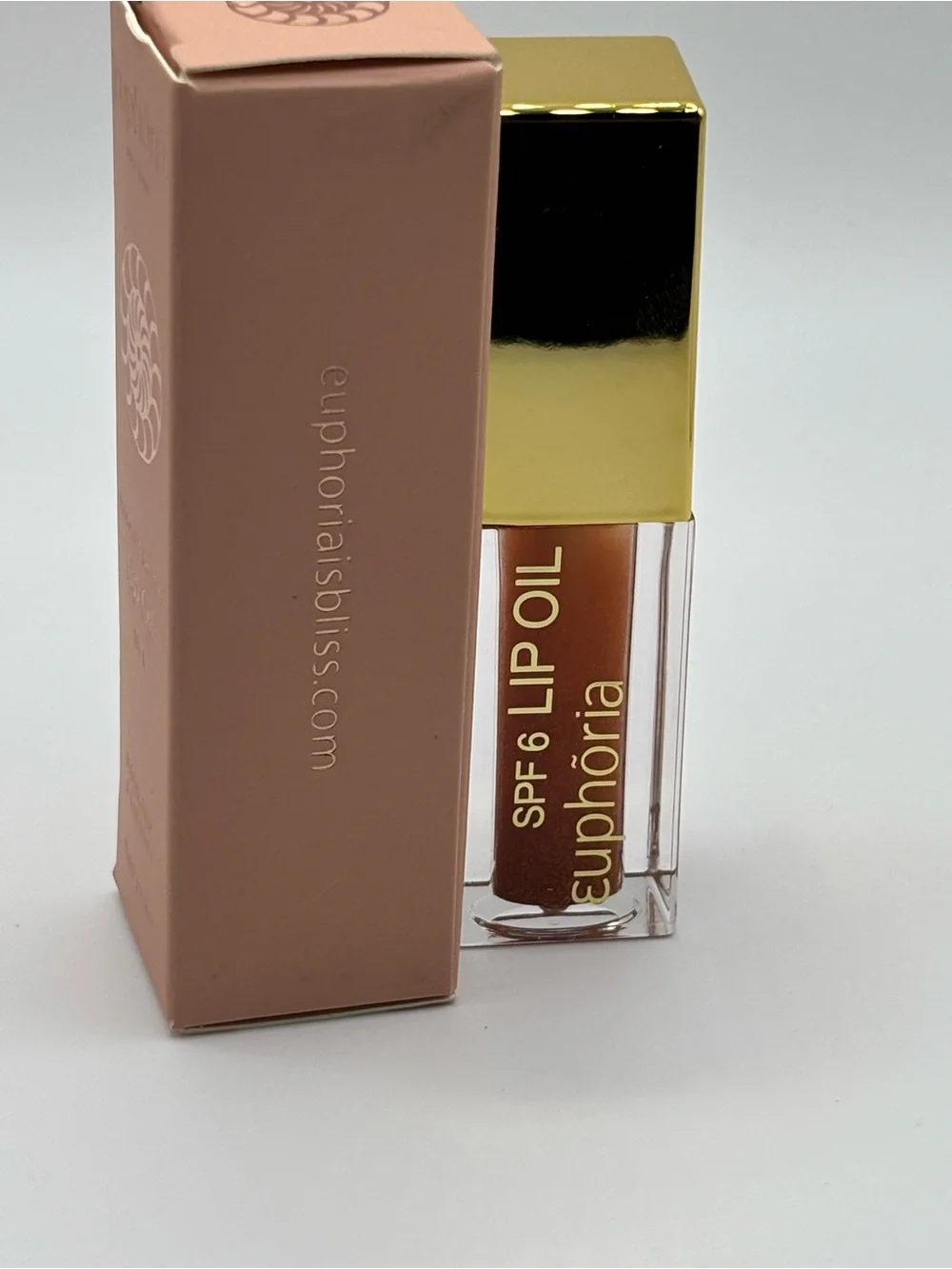 Euphoria Sunglow Bronze Lip Oil SPF 6 Pistachio Caramel 5ml